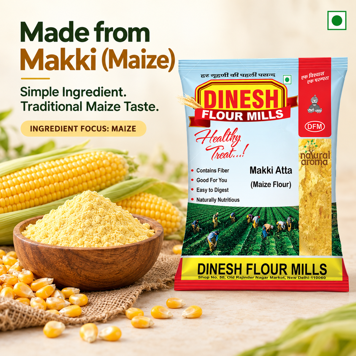 MAKKI ATTA ( Maize Flour)
