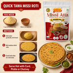 Missi Atta Masala Mix | Ready-to-Cook Missi Roti Atta