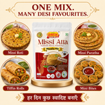Missi Atta Masala Mix | Ready-to-Cook Missi Roti Atta
