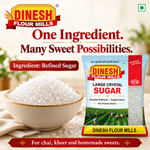 SUGAR I Large Crystal Sugar | Double Refined, Sulphurless