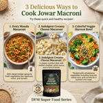 Organic Jowar Macroni | 8-Min Ready Millet Pasta for Students | Dinesh Organics