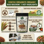 Organic Ragi Macroni | No Preservatives | Finger Millet Pasta | Dinesh Flour Mills