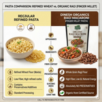 Organic Ragi Macroni | No Preservatives | Finger Millet Pasta | Dinesh Flour Mills