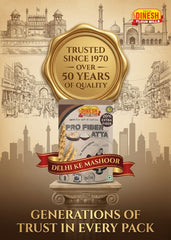 Pro Fiber Atta – Stone Ground Wheat Flour with 20% Extra Fiber