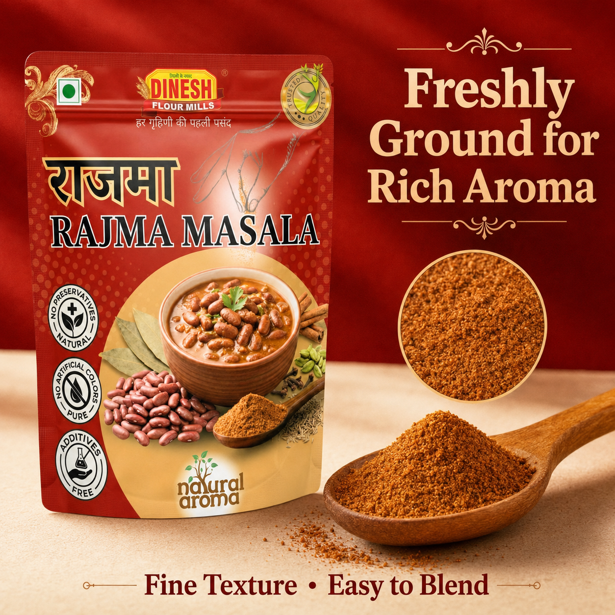 Rajma Masala | Freshly Ground Spice Blend | No Preservatives