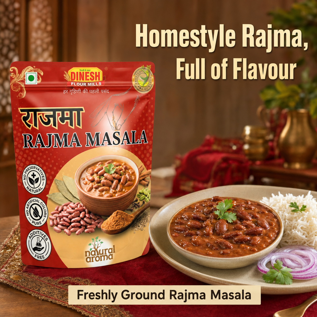Rajma Masala | Freshly Ground Spice Blend | No Preservatives