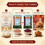 Rajma Chawal Cooking Combo 1.6kg | Choose Rajma Chitra or Jammu