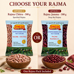 Rajma Chawal Cooking Combo 1.6kg | Choose Rajma Chitra or Jammu