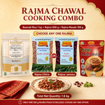 Dinesh Flour Mills Rajma Chawal Cooking Combo with Basmati Rice, Rajma and Rajma Masala