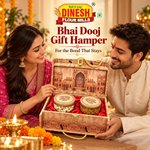 Rajwadi Gold Kaju & Kishmish Gift Hamper | 2-Jar Dry Fruit Gift Box | Dinesh Flour Mills