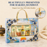 Premium Rakhi Gift Hamper with Complimentary Rakhi & Lumba Set | 7 Products