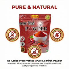Red Chilli Powder (Lal Mirch) Freshly Grinded | No Preservatives | Dinesh Flour Mills