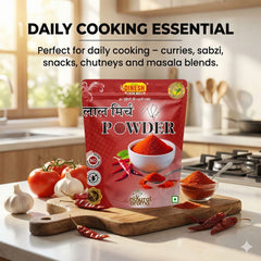 Red Chilli Powder (Lal Mirch) Freshly Grinded | No Preservatives | Dinesh Flour Mills