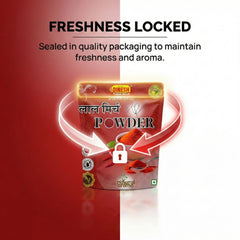 Red Chilli Powder (Lal Mirch) Freshly Grinded | No Preservatives | Dinesh Flour Mills