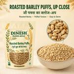 Roasted Jau Puffs | Barley Puffs | भुने हुए जौ के पफ