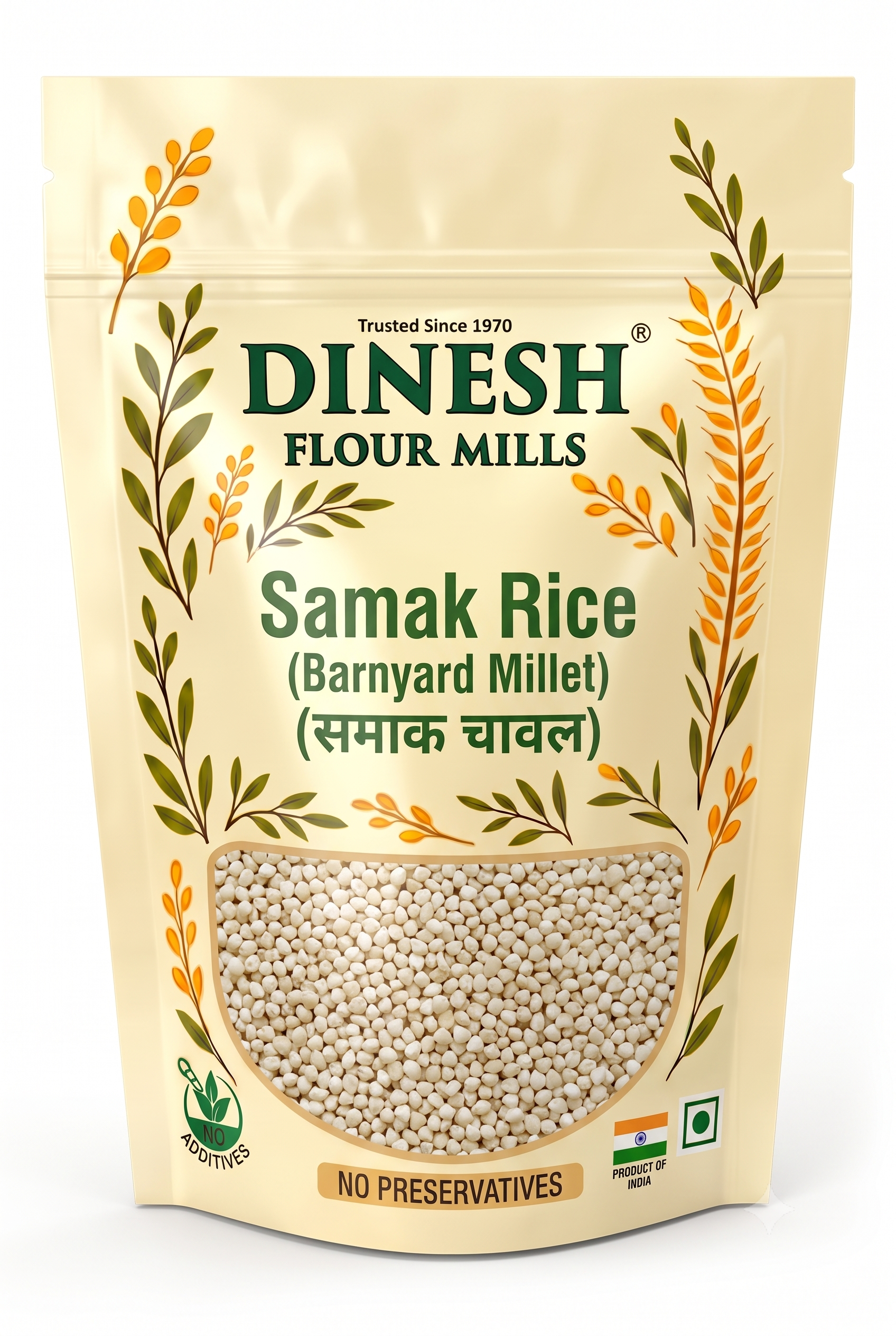 Dinesh Flour Mills Samak Rice Barnyard Millet packet