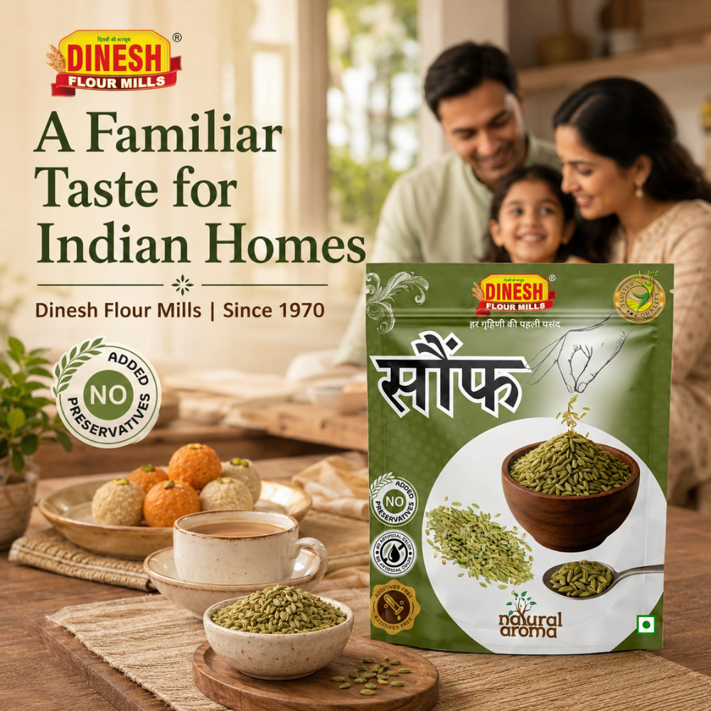 Saunf Fennel Seeds | सौंफ | Natural Sweet Aromatic Saunf | Dinesh Flour Mills