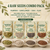 Four raw seeds combo pack by Dinesh Flour Mills, featuring pumpkin, sunflower, chia, and flax seeds in individual bags, with bowls of the loose seeds in front on a light beige background.