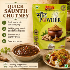 Sonth Powder | Dry Ginger Powder | Freshly Ground | No Preservatives