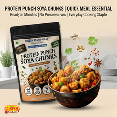 Soya Chunks (Plants Based Protein) | No Preservatives | Dinesh Flour Mills
