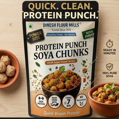 Soya Chunks (Plants Based Protein) | No Preservatives | Dinesh Flour Mills
