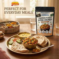 Soya Chunks (Plants Based Protein) | No Preservatives | Dinesh Flour Mills