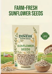 Sunflower Seeds – Unpolished, Raw & Preservative-Free | Dinesh Flour Mills