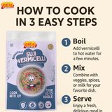 Roasted Vermicelli | Made from 100% Suji | No Maida, No Preservatives