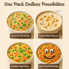 Roasted Vermicelli | Made from 100% Suji | No Maida, No Preservatives