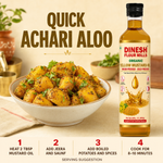 Organic Yellow Mustard Oil 1 L | Wood-Pressed, Cold-Pressed & Unfiltered Peeli Sarson Oil
