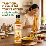 Organic Yellow Mustard Oil 1 L | Wood-Pressed, Cold-Pressed & Unfiltered Peeli Sarson Oil