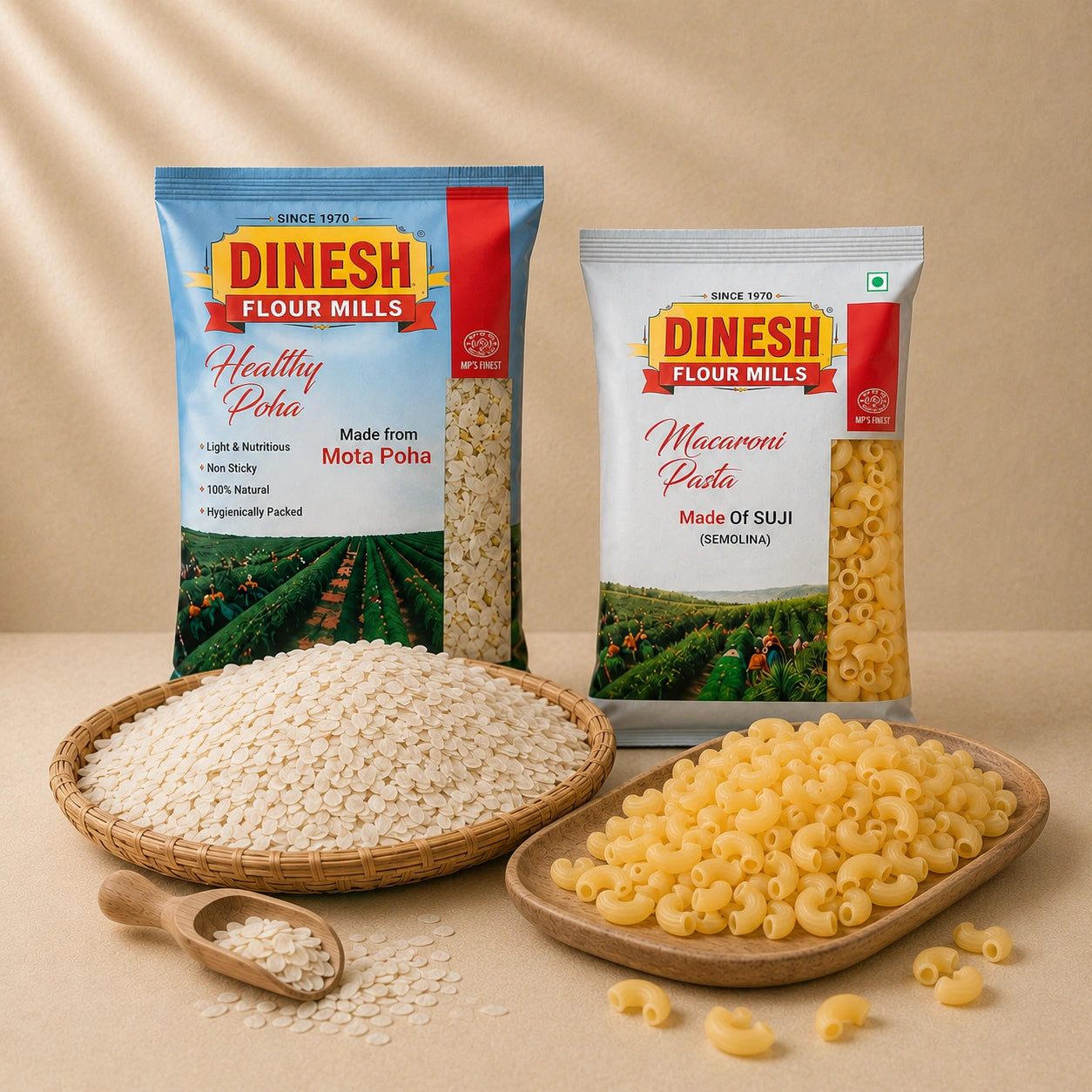 Poha & Suji Pasta