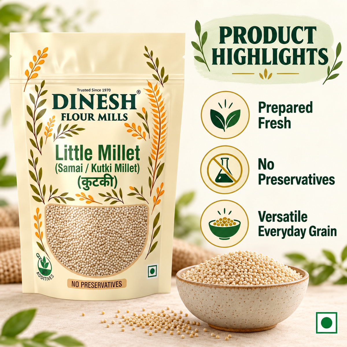 Little Millet (Samai/Kutki) | Dinesh Flour Mills