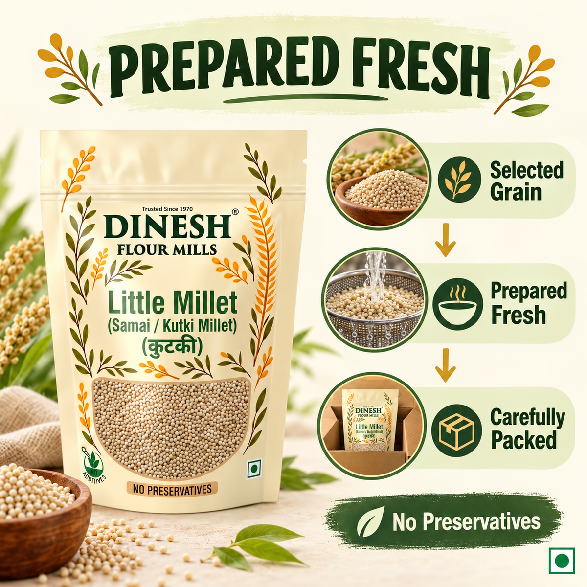 Little Millet (Samai/Kutki) | Dinesh Flour Mills