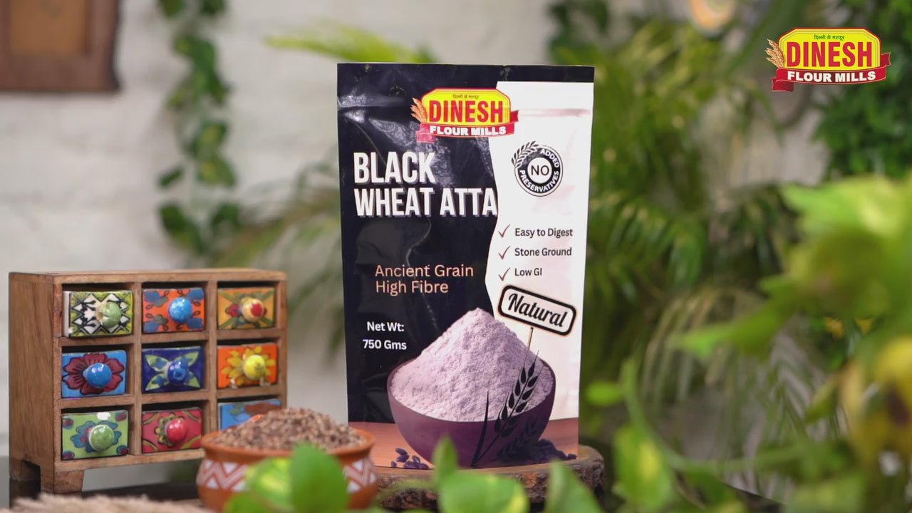 Black Wheat Atta - Stoneground Black Wheat Flour