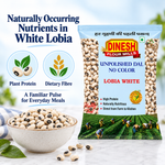 White Lobia (Black Eyed Peas/Cowpea Beans) | Unpolished, No Added Colour I No Preservatives