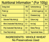 Atta Nutritional Information