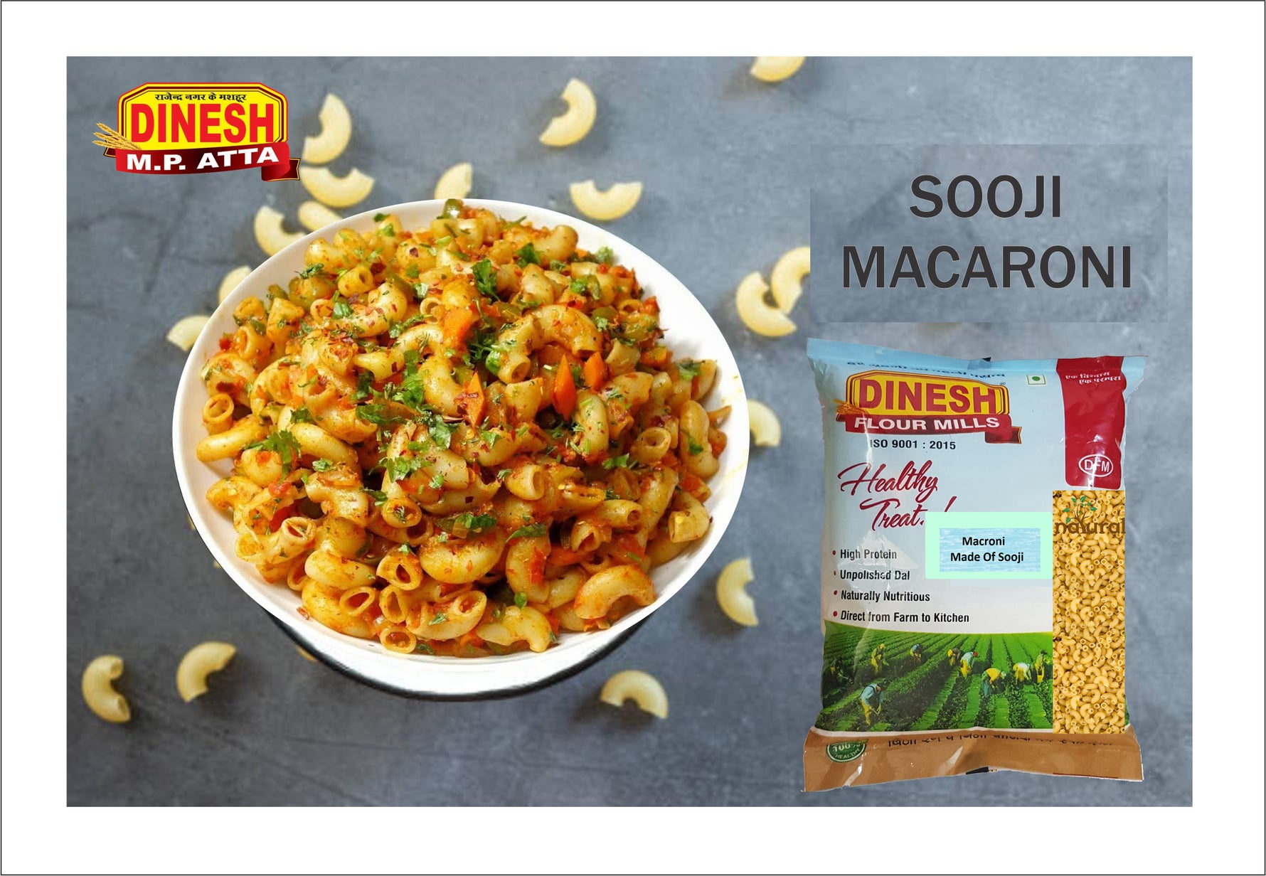 Macroni Pasta (Made Of SOOJI)