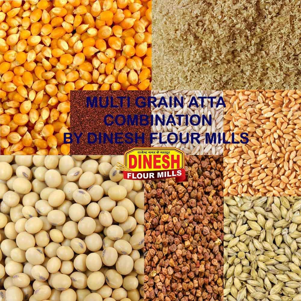 Atta Composition Buy Atta Multi Grain Atta - 8 Pearls – Dinesh Flour Mills