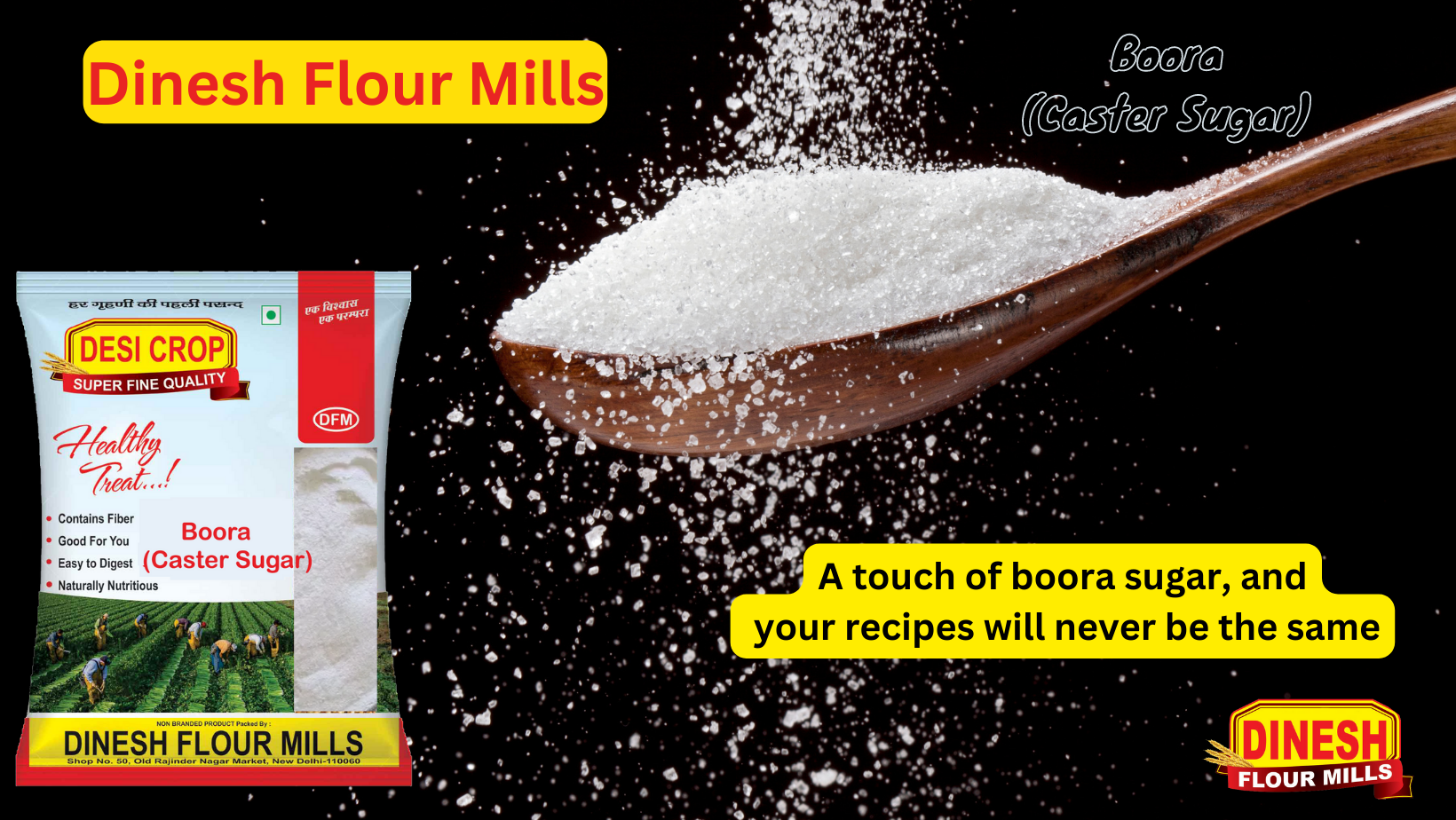 Boora Sugar (बूरा शक्कर) | Traditional Indian Sweetener for Mithai, Ladoo & Prasad