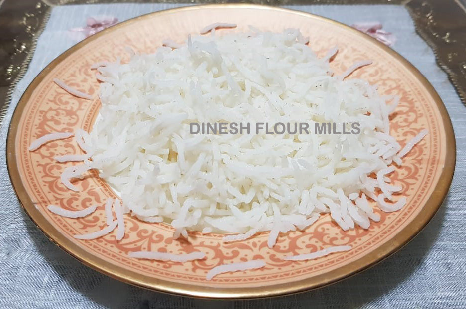 Cooked Basmati Rice - 1 inch long grain